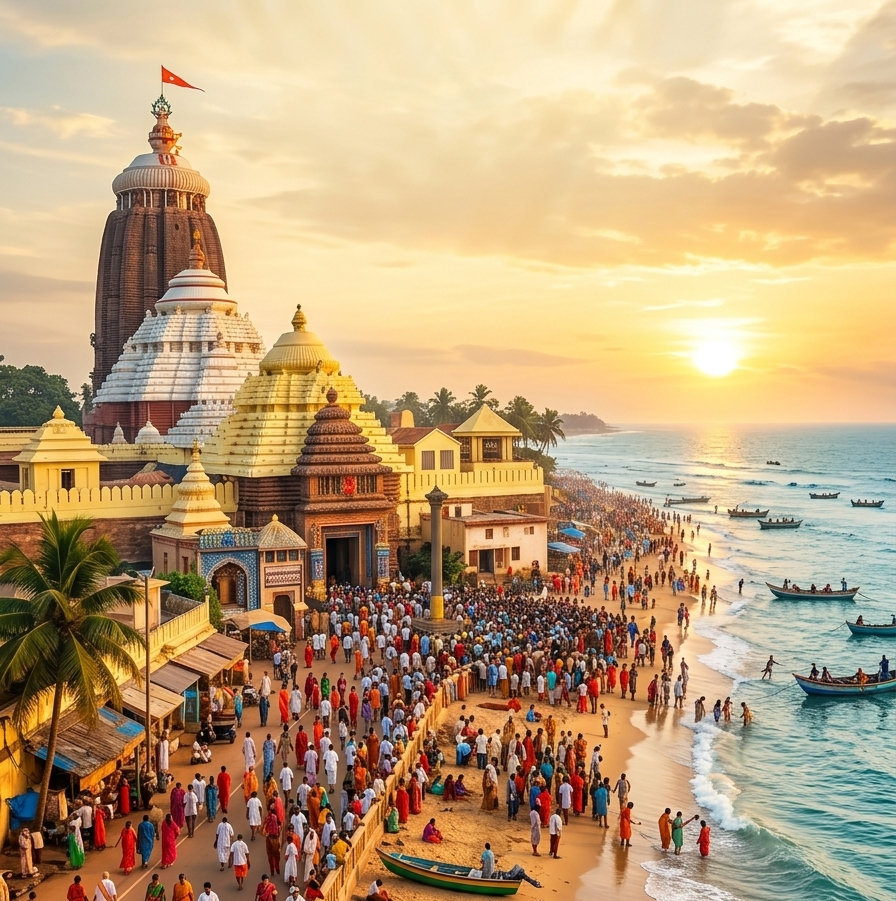 Puri – “The Sacred Beach City of Odisha”
