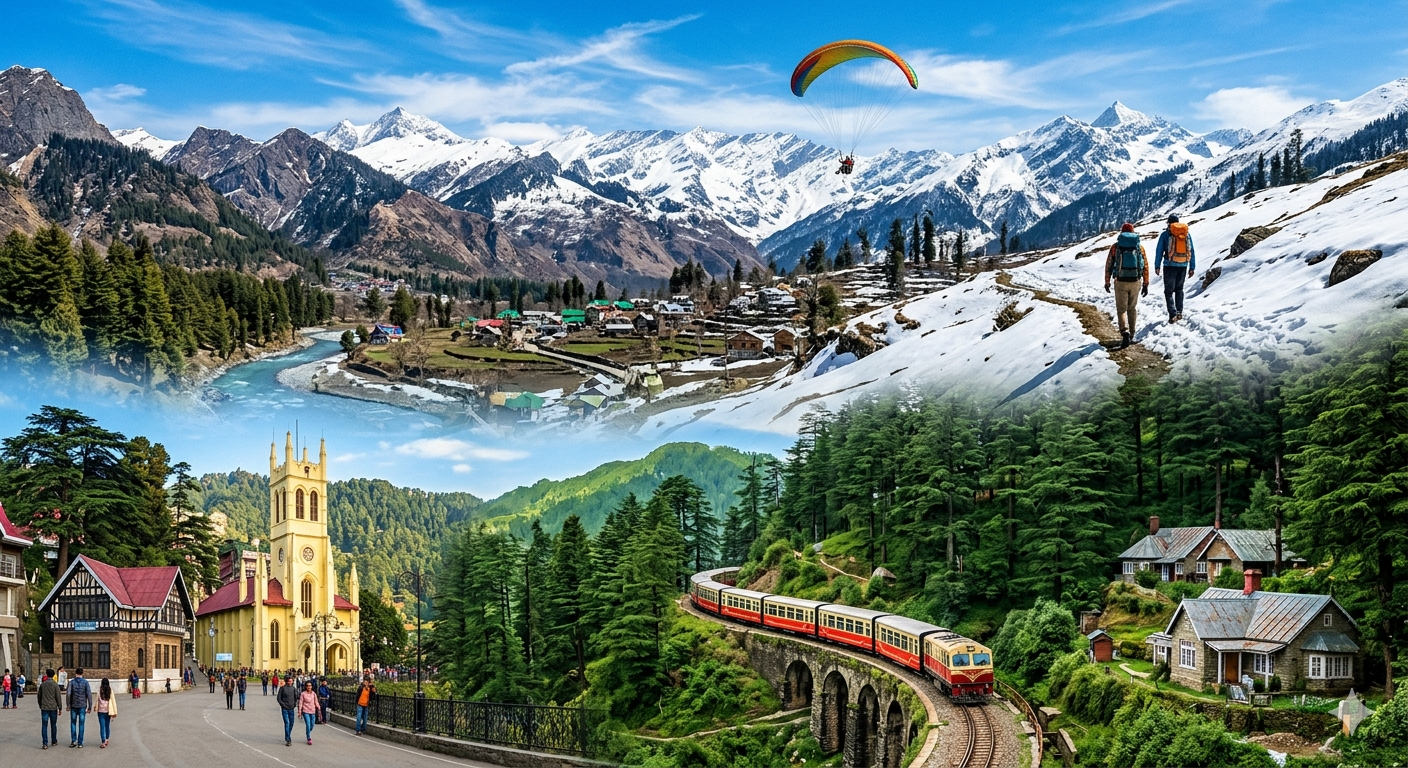 Himachal – “A Timeless Journey Through the Colonial Charm and the Breathtaking Alpine Landscapes.”