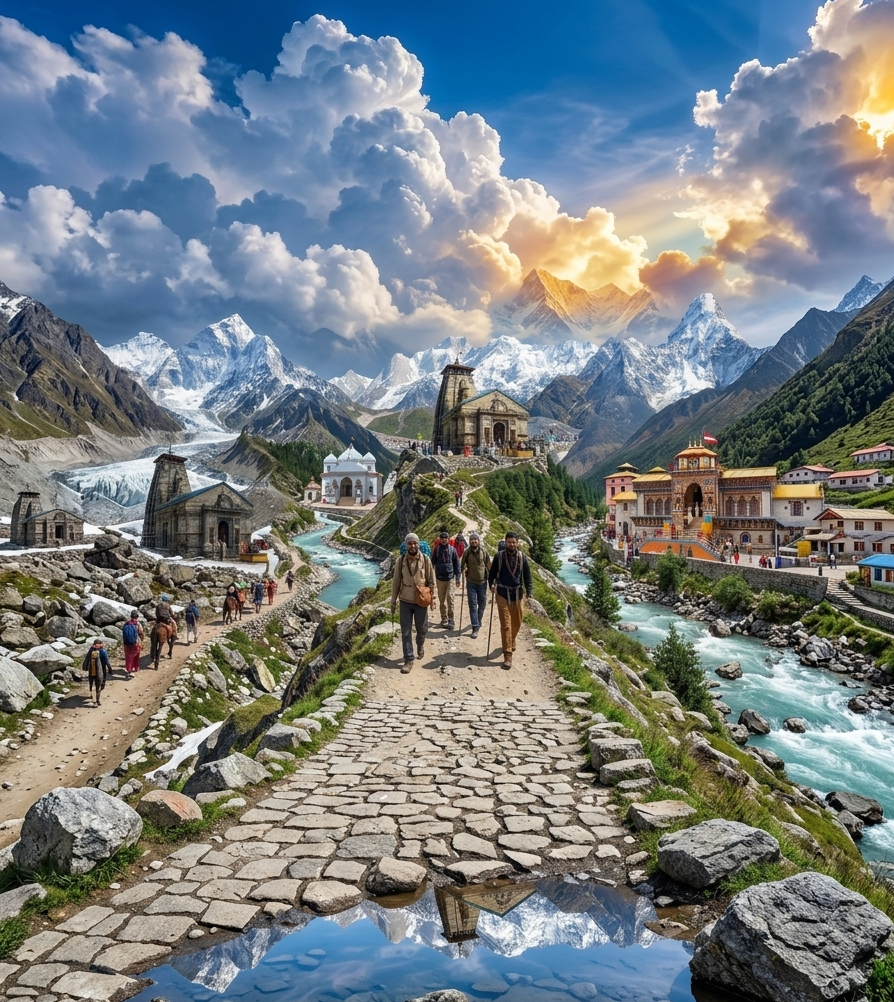 Chardham Yatra – “Embark on a Soul-stirring Journey to the Peaks of Devotion.”