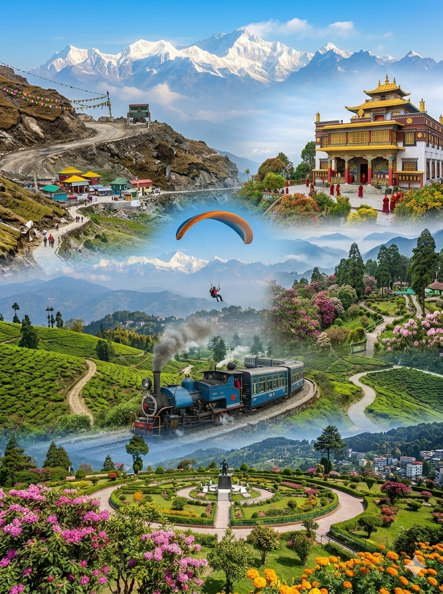 Gangtok : Kalimpong : Darjeeling – “A Trinity of Peaks, Pines and Prayers that Stays with You Long After the Mist Clears.”